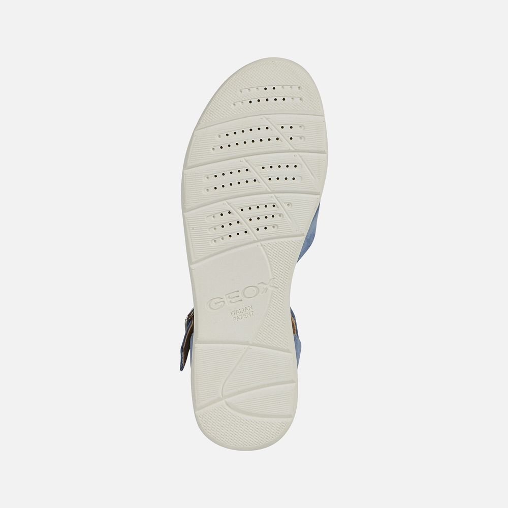 Geox Bayan Sandalet Mavi - Hiver - JTF-508127